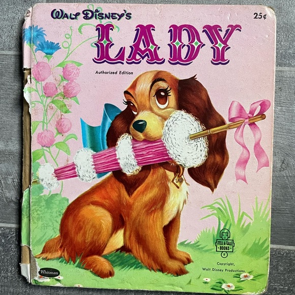 Whitman | Toys | Vintage Walt Disneys Lady Whitman Tellatale Book 954